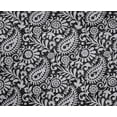 thumbnail image 5 of oneOone Polyester Spandex Black Fabric Paisleys Sewing Material Print Fabric By The Yard 56 Inch Wide-8Y, 5 of 6