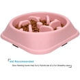 thumbnail image 3 of Tazón de prevención de asfixia para mascotas Tazón de comida para perros Tazón de comida lenta para mascotas Tazón de prevención de asfixia para gatos y perros Suministros para mascotas y perros, 3 of 5