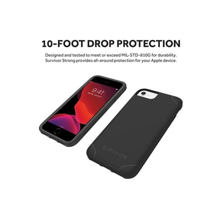 Survivor - Strong Case for Apple® iPhone® SE (2020) & iPhone® 8/7/6/6s - Black/Deep Grey