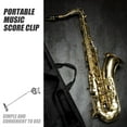 thumbnail image 3 of HIAKDOFT Clip de Partition de Musique Saxophone Soprano Alliage de Zinc 1Pcs Support Durable Pratique, 3 of 7