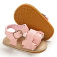 thumbnail image 6 of Odeerbi Infant Toddler Boys Girls Slip Resistant Shoes Rubber Sole Prewalker Baby Cute Summer Princess Sandals Flat First Walkers Footwear Pink, 6 of 9