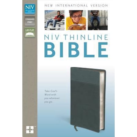 Pre-Owned NIV, Thinline Bible, Imitation Leather, Gray, Red Letter Edition (Unknown) 0310443393 9780310443391