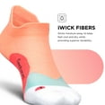 thumbnail image 6 of Feetures Elite Light Cushion No Show Tab Ankle Socks - Sport Sock with Targeted Compression - Vibrant Reef, L (1 Pair), 6 of 7