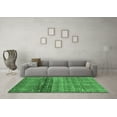 thumbnail image 3 of Ahgly Company Indoor Rectangle Abstract Emerald Green Modern Area Rugs, 7' x 9', 3 of 4