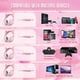 thumbnail image 4 of Audífonos Diadema Microfono Auriculares Gamer Petukita Box X11 Rosa Luz Led, 4 of 5