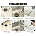 thumbnail image 4 of Toilet Sink Drain Unblocker Sewer Pipe Plunger Dredge Handheld Extendable Bathroom Kitchen Cleaning Tools 7 Meter,1 x Sewer Pipe Dredger,Blue, 4 of 6