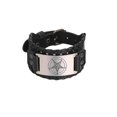 thumbnail image 5 of Symbol of Evil Satanic Amulet Talisman Occult Baphomet Adjustable Charm Viking Magic Wide Leather Bracelet for Men, 5 of 5