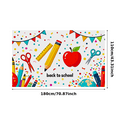 thumbnail image 7 of Colorful School Supplies Themed Backdrop Banner for Back to School Party Decorations Photography Props Classroom Decor Background, 7 of 7