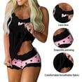thumbnail image 2 of Conjunto de ropa de dormir Sexy para mujer, ropa interior de encaje, camisola sin mangas, pantalones cortos, 5XL camisola de talla grande, PIJAMAS qym unisex, 2 of 2