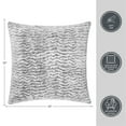thumbnail image 3 of Better Homes & Gardens Texture Faux Fur Wavy Pillow, 22 x 22, Grey, Square, 1 Piece, 3 of 7
