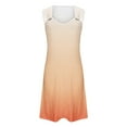 thumbnail image 5 of YANHAIGONG 2025 Ummer Camisole Dress for Women,Womens Gradient Beach Dresses andCover Ups,Womens Metal Ring Strap V Neck Tank Dress Loose Mini Sundress Trendy Summer Beach Dresses, 5 of 5