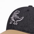 thumbnail image 6 of CAUYDY Baseball Cap For 4T 5T Kids Boy Toddler Boy Retro Denim Dinosaur Distressed Baseball Cap Cartoon Baby Boys Cotton Hat (Sizes One Size,L04-Black), 6 of 7