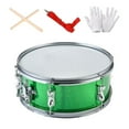thumbnail image 3 of 13" Snare Drum, Professional Music Drums, for Children Teens, Birthday Gifts Green Adjust Spring, 3 of 5