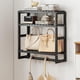 thumbnail image 2 of Estante Baño con Toallero Mueble Baño Flotante Ajustable Estante Bao sobre Inodoro Mueble Toallas BañoToallero Pared Almacenamiento sobre Retrete Estantes Montados Pared para Espacios Vocina, 2 of 8