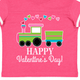 thumbnail image 4 of Inktastic Happy Valentines Day Childs Train Boys or Girls Toddler T-Shirt, 4 of 5