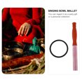 thumbnail image 2 of CIMAXIC 1PC Crystal Singing Bowl Percussion Stick Special Crystal Bowl Rapping Stick Musical Instruments Rubber Bar Sound Therapy Instrument Stick Buddha Sound Musical Instrument Accessory, 2 of 4