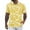 Yellow, variant on Mens T-shirts European Beach Men Trendy Comfortable Loose Sports Foreign Trade Business Casual Collar Button Open Shirt Short Sleeve Shirt Summer T Stretch Workout All Long Sleeve Mens Pink M