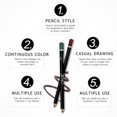 thumbnail image 4 of Juego de lápices delineadores de ojos en gel de 12 colores surtidos, mate, suave, resistente al agua, natural, de larga duración, delineador de labios y cejas, juego de cosméticos, kit de maquillaje, herramienta, blanco Sincero Electrónica, 4 of 4