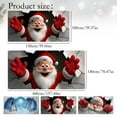 thumbnail image 3 of Christmas Garage Door Banner Outdoor Christmas Decoration holiday garage door covers wall Backdrop Decoration Indoor Outdoor for Christmas Holiday Party Supplies, 3 of 9