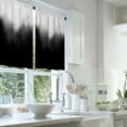 thumbnail image 2 of LALILO Kitchen Curtains and Valances Set of 3 36" White Window Treatment Tiers for Window Decor, 2 of 5