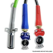 15ft 3 in 1 ABS & Air Line Hose Wrap 7 Way Electrical Cable Semi Truck Trailer