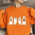 thumbnail image 2 of Makaor Sweatshirts for Women Plus Size Halloween Crew Neck Tops Fleece Long Sleeve Pullover Graphic Casual Clothes, 2 of 8
