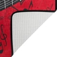 thumbnail image 4 of Dreamtimes Lightweight Soft Area Rugs 60 x 39 inch (5'x 3'3"), Guitar and Singing Mouths Floor Mat for Kids Playing Room Hardwood Floor Living Room Nursery Rugs, 4 of 6