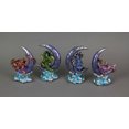 thumbnail image 3 of Adorable 4 Piece Baby Dragon On Crescent Moon Fantasy Figurine Set, 3 of 3