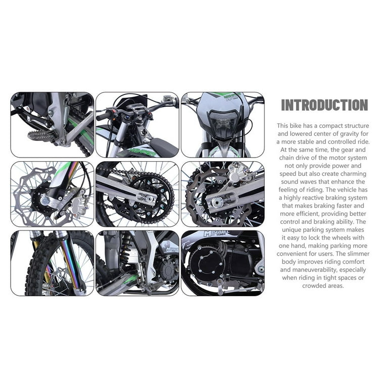 MotoTec Venom 72v 12000w Fast Adult Electric Motocross Motorbike