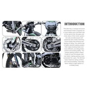 MotoTec Venom 72v 12000w Electric Dirt Bike Black