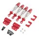 thumbnail image 4 of Kit de amortiguadores para coche RC 1/12, fácil de instalar, aleación de aluminio, accesorios para vehículos de juguete, reemplaza directamente las Rojo, 4 of 8