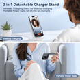thumbnail image 3 of Portable Charger for iPhone, Wireless Power Bank with USB-C Fast Charging for iPhone 16/16/16 Pro/Pro Max/15//14/13/12 Series(White), 3 of 7