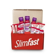SlimFast 7- Day High Protein Meal Replacement Starter Kit Including Shakes, Powders, Cookies & Bars
