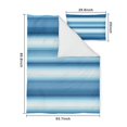 thumbnail image 5 of Blue and Grey Abstract Art Artwork Duvet Cover and Pillowcase Set for Single Bedding, Bedroom Accessories for Kids Teens, 5 of 5