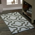 thumbnail image 2 of Saffron Fabs Bath Rug, Geomatric Quatrefoil Pattern, Assorted Colors and Sizes, 2 of 5