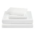 thumbnail image 1 of ENSEMBLE DE DRAPS EN PERCALE UNIS 4 PIÈCES BLANC, GRAND LIT – BEAUTIFUL PAR DREW BARRYMORE, 1 of 5
