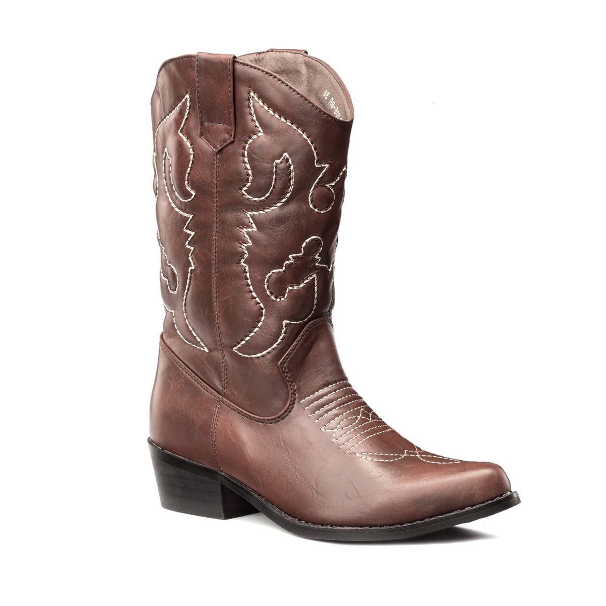 SheSole Womens Western Cowboy Boots Pointed Toe Shoes Female Brown Size