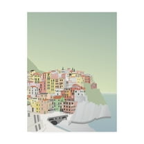 Trademark Fine Art 'Travel Europe Manarola' Canvas Art by Gurli Soerensen