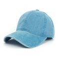 thumbnail image 1 of Baseball Cap Vintage Cotton Washable Adjustable Classic Hat - Lake Blue, 1 of 6