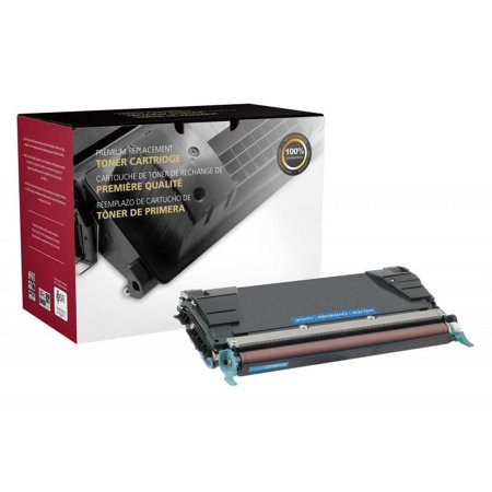 UPC: 0801509358643 | Clover Imaging Remanufactured Cyan Toner Cartridge for Lexmark C734/C736/X734