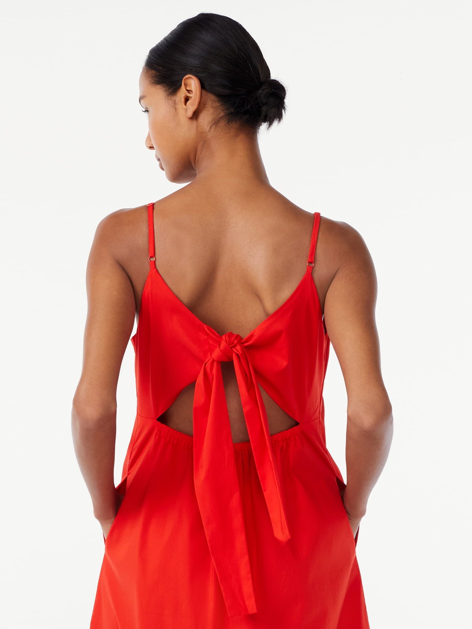 Scoop Women's Bow Back Midi Dress