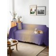 thumbnail image 3 of Purple Ombre Couch Cover for 2 Cushion Sofa, Modern Yellow Gradient Farmhouse Art Washable Loveseat Sofa Covers Slipcover for Sectional Sofas L-Shaped, Couch Throw Cover 71"x118", 3 of 9