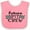 Pink and White, variant on Inktastic Future Pit Crew Racing Flags Boys or Girls Baby Bib