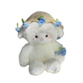 thumbnail image 2 of Muñeco de peluche de oveja, figura decorativa, adorable peluche para usar en casa. Azul, 2 of 9
