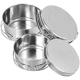 thumbnail image 1 of Lightweight Camping Pot 4Pcs Set Silver For Outdoor Picnic 14 In, 1 of 5