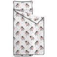 thumbnail image 2 of Cow and Dot White Pattern Teens Toddler Nap Mat with Pillow, Sleeping Mat Bag for Preschool Daycare 59"x22", 2 of 6
