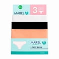 thumbnail image 1 of Bóxers Marel para Mujer, Microfibra Multicolor Talla EG, 3 Piezas, 1 of 4