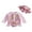 Pink, variant on BemeyourBBs Infant Baby Girl Swimsuit Infant Bathing Suit One-Piece Swimsuits with Sun Hat Set Long Sleeve Rash Guard Swimwear Floral Zipper Summer Beach Wear