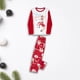 thumbnail image 3 of Conjunto de pijama familiar de 2 piezas Conjunto de pantalones largos con estampado de alce informal Traje de ropa de dormir FLhrweasw Nuevo, 3 of 8