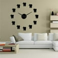 Silent Wall Clock Dentist Frameless DIY Acrylic Wall Watch Tooth Modern ...